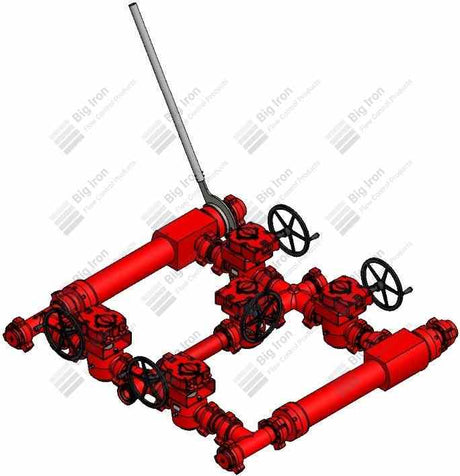 Horizontal Debris Catcher - Fig 1502 W/ 4" Screen & 7" Od 5"Id X 46" Long Barrel 3" Outlet 15,000Psi Standard Service