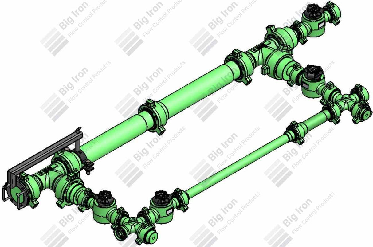 Single Barrel Debris Catcher 4” 2” Fig 1502 W/2.625” X 88” Screen AND Blowdown 10000 Psi Nace Service