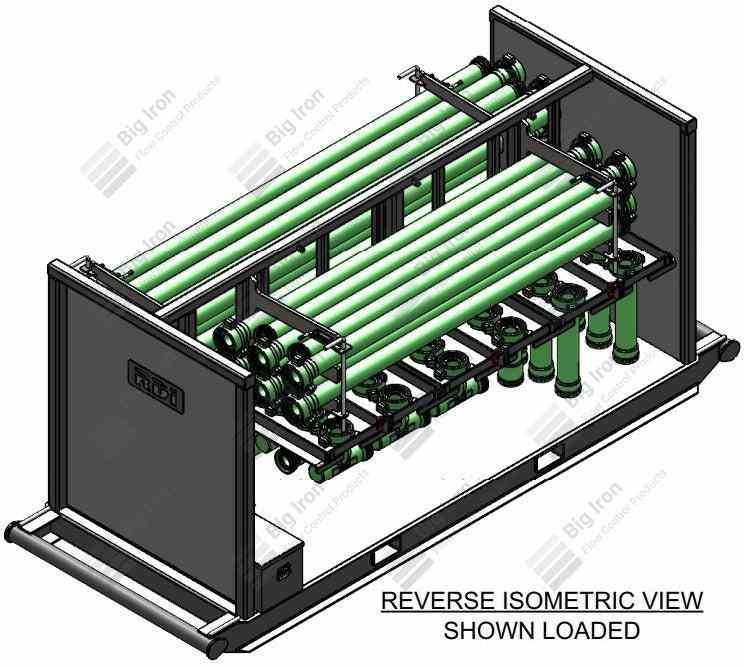 Skid Pipe Rack - 3 In Fig 1502/602